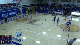 Mediapolis basketball highlights Holy Trinity Varsity Boys Basketball