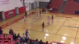 Burlington girls basketball highlights Whitewater High School
