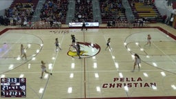 Pella Christian girls basketball highlights Des Moines Christian High School