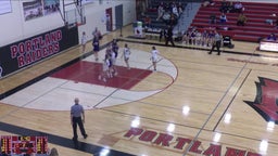 Portland girls basketball highlights Fowlerville High School