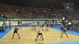 Berthoud volleyball highlights vs. Air Academy