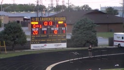 St. Laurence football highlights Benet Academy High School