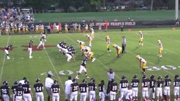 Yulee football highlights Bishop Kenny High School- Effort play