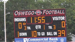 Jayhawk Linn football highlights Oswego High School