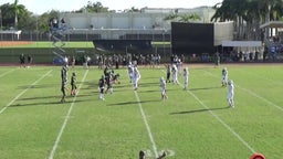 St. Brendan football highlights Westminster Christian High School