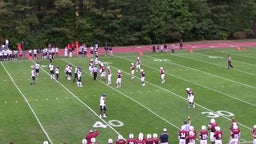 Taft School football highlights Trinity-Pawling School