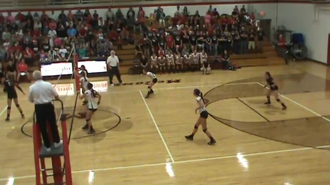 Watch this highlight video of Whitney Dodds of the Arlington (OH) volleyball team in its game vs. McComb High School on Sep 17, 2014
