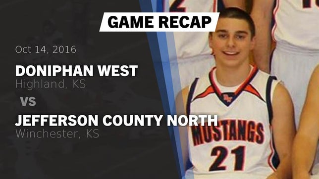 Watch this highlight video of the Doniphan West (Highland, KS) football team in its game Recap: Doniphan West  vs. Jefferson County North  2016 on Oct 14, 2016