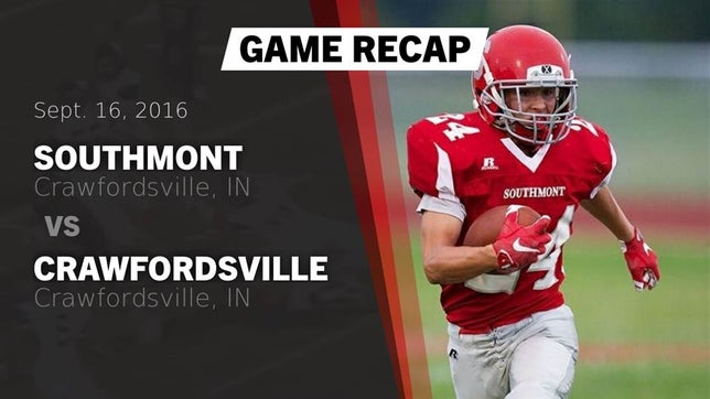 Watch this highlight video of the Southmont (Crawfordsville, IN) football team in its game Recap: Southmont  vs. Crawfordsville  2016 on Sep 16, 2016