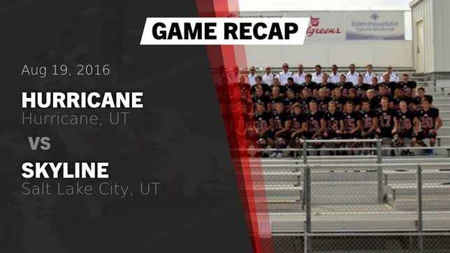 Watch this highlight video of the Hurricane (UT) football team in its game Recap: Hurricane  vs. Skyline  2016 on Aug 19, 2016