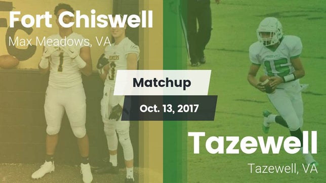 Watch this highlight video of the Fort Chiswell (Max Meadows, VA) football team in its game Matchup: Fort Chiswell High vs. Tazewell  2017 on Oct 13, 2017