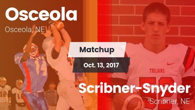 Watch this highlight video of the Osceola (NE) football team in its game Matchup: Osceola vs. Scribner-Snyder  2017 on Oct 13, 2017