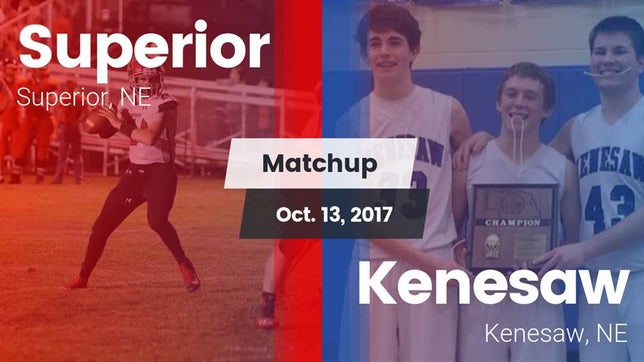 Watch this highlight video of the Superior (NE) football team in its game Matchup: Superior vs. Kenesaw  2017 on Oct 13, 2017