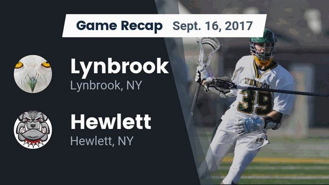 Watch this highlight video of the Lynbrook (NY) football team in its game Recap: Lynbrook  vs. Hewlett  2017 on Sep 16, 2017