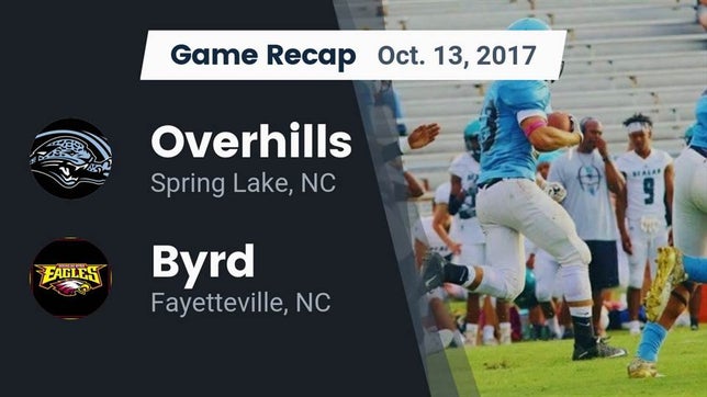 Watch this highlight video of the Overhills (Spring Lake, NC) football team in its game Recap: Overhills  vs. Byrd  2017 on Oct 13, 2017