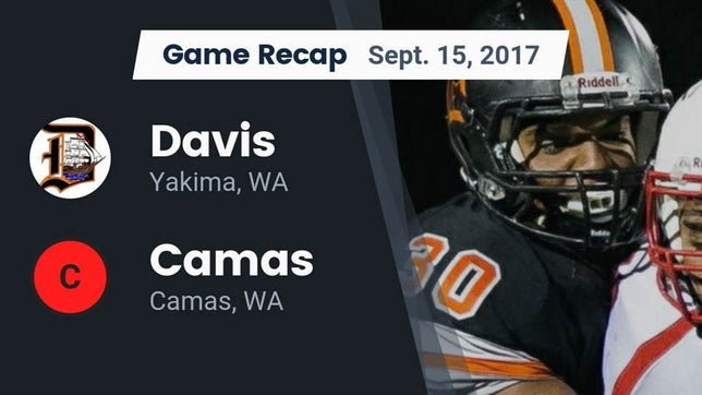 Watch this highlight video of the Davis (Yakima, WA) football team in its game Recap: Davis  vs. Camas  2017 on Sep 15, 2017