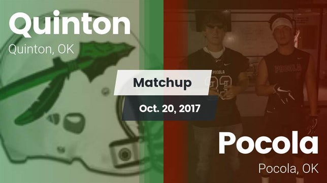 Watch this highlight video of the Quinton (OK) football team in its game Matchup: Quinton vs. Pocola  2017 on Oct 19, 2017