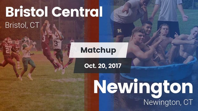 Watch this highlight video of the Bristol Central (Bristol, CT) football team in its game Matchup: Bristol Central vs. Newington  2017 on Oct 20, 2017