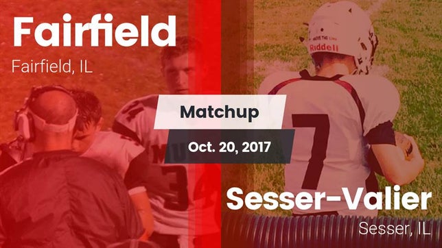 Watch this highlight video of the Fairfield (IL) football team in its game Matchup: Fairfield vs. Sesser-Valier  2017 on Oct 20, 2017