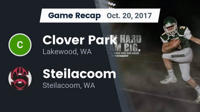 Watch this highlight video of the Clover Park (Lakewood, WA) football team in its game Recap: Clover Park  vs. Steilacoom  2017 on Oct 20, 2017