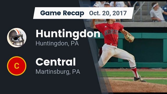 Watch this highlight video of the Huntingdon (PA) football team in its game Recap: Huntingdon  vs. Central  2017 on Oct 20, 2017