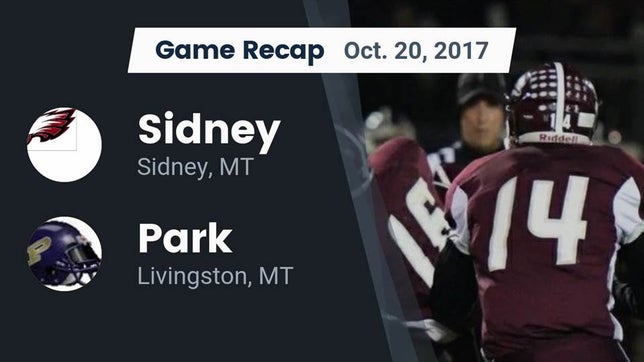 Watch this highlight video of the Sidney (MT) football team in its game Recap: Sidney  vs. Park  2017 on Oct 20, 2017