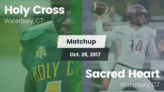 Watch this highlight video of the Holy Cross (Waterbury, CT) football team in its game Matchup: Holy Cross vs. Sacred Heart  2017 on Oct 28, 2017