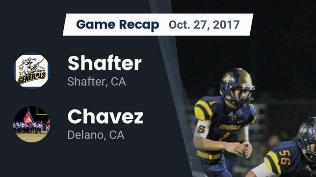Watch this highlight video of the Shafter (CA) football team in its game Recap: Shafter  vs. Chavez  2017 on Oct 27, 2017