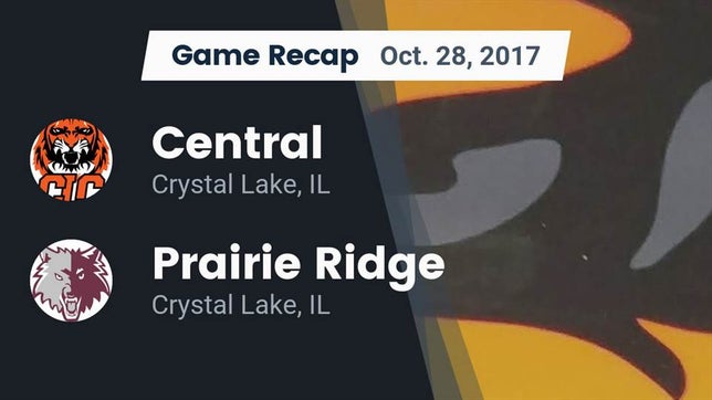 Watch this highlight video of the Crystal Lake Central (Crystal Lake, IL) football team in its game Recap: Central  vs. Prairie Ridge  2017 on Oct 28, 2017