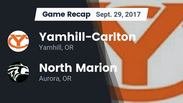 Watch this highlight video of the Yamhill-Carlton (Yamhill, OR) football team in its game Recap: Yamhill-Carlton  vs. North Marion  2017 on Sep 29, 2017