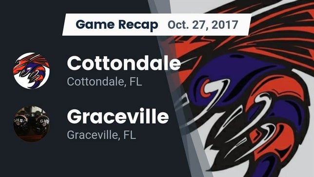 Watch this highlight video of the Cottondale (FL) football team in its game Recap: Cottondale  vs. Graceville  2017 on Oct 27, 2017