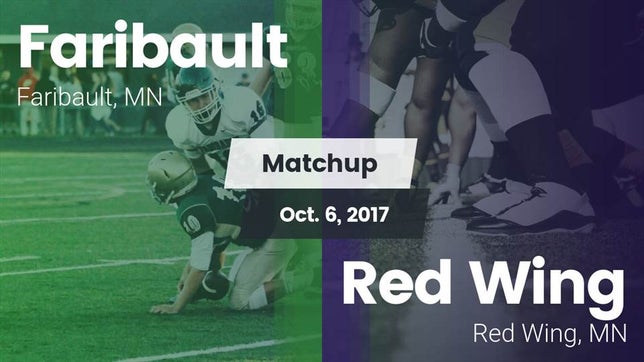 Watch this highlight video of the Faribault (MN) football team in its game Matchup: Faribault High vs. Red Wing  2017 on Oct 6, 2017