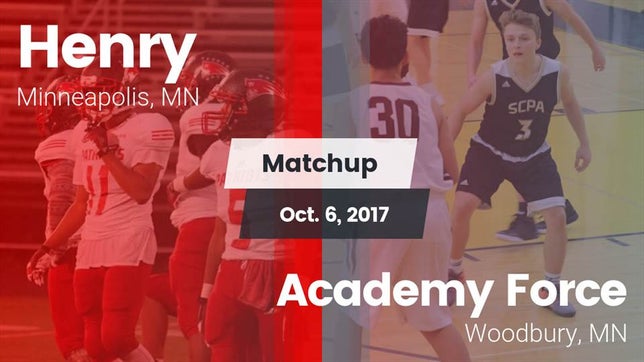 Watch this highlight video of the Patrick Henry (Minneapolis, MN) football team in its game Matchup: Henry  vs. Academy Force 2017 on Oct 6, 2017