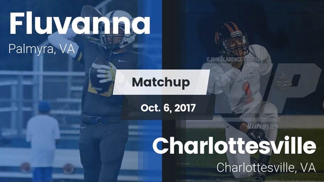 Watch this highlight video of the Fluvanna County (Palmyra, VA) football team in its game Matchup: Fluvanna Middle vs. Charlottesville  2017 on Oct 6, 2017