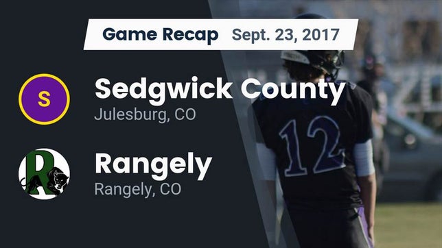 Watch this highlight video of the Sedgwick County (Julesburg, CO) football team in its game Recap: Sedgwick County  vs. Rangely  2017 on Sep 23, 2017
