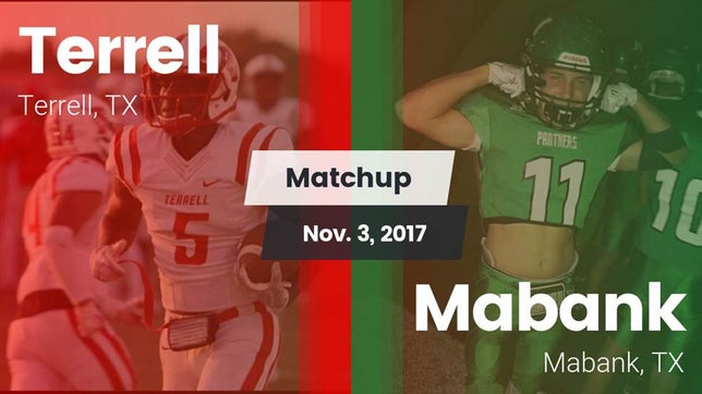 Watch this highlight video of the Terrell (TX) football team in its game Matchup: Terrell  vs. Mabank  2017 on Nov 3, 2017
