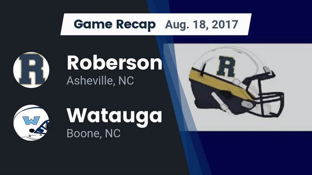 Watch this highlight video of the T.C. Roberson (Asheville, NC) football team in its game Recap: Roberson  vs. Watauga  2017 on Aug 18, 2017
