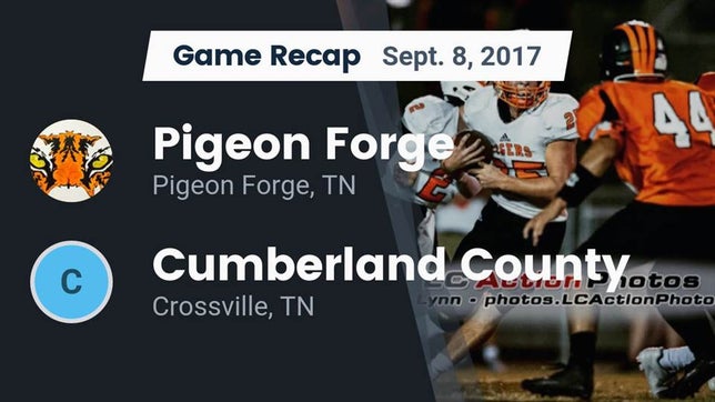 Watch this highlight video of the Pigeon Forge (TN) football team in its game Recap: Pigeon Forge  vs. Cumberland County  2017 on Sep 8, 2017