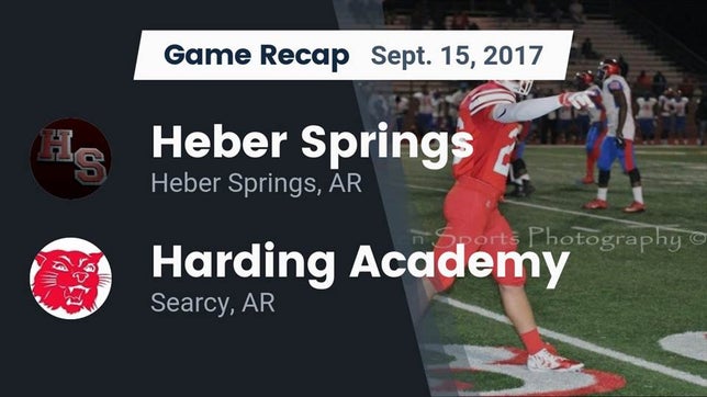 Watch this highlight video of the Heber Springs (AR) football team in its game Recap: Heber Springs  vs. Harding Academy  2017 on Sep 15, 2017