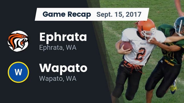 Watch this highlight video of the Ephrata (WA) football team in its game Recap: Ephrata  vs. Wapato  2017 on Sep 15, 2017
