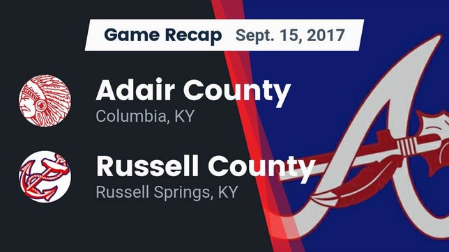 Watch this highlight video of the Adair County (Columbia, KY) football team in its game Recap: Adair County  vs. Russell County  2017 on Sep 15, 2017