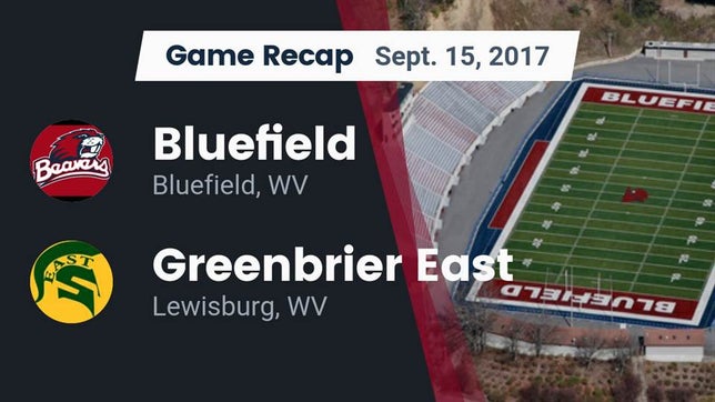 Watch this highlight video of the Bluefield (WV) football team in its game Recap: Bluefield  vs. Greenbrier East  2017 on Sep 15, 2017