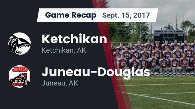 Watch this highlight video of the Ketchikan (AK) football team in its game Recap: Ketchikan  vs. Juneau-Douglas  2017 on Sep 15, 2017