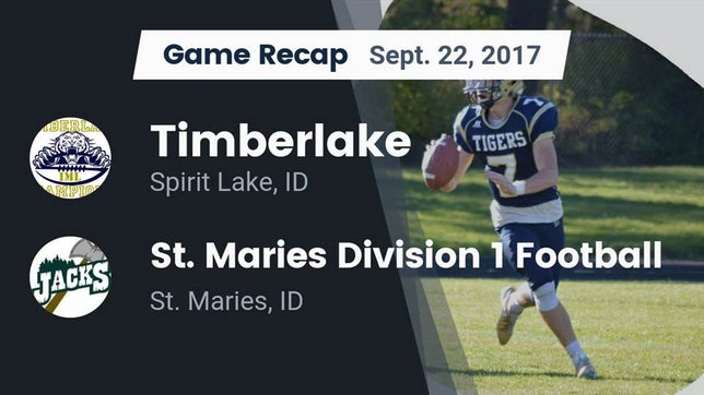 Watch this highlight video of the Timberlake (Spirit Lake, ID) football team in its game Recap: Timberlake  vs. St. Maries Division 1 Football 2017 on Sep 22, 2017