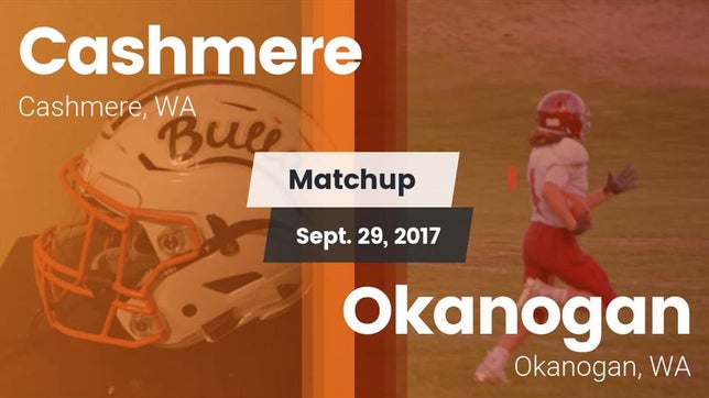 Watch this highlight video of the Cashmere (WA) football team in its game Matchup: Cashmere vs. Okanogan  2017 on Sep 29, 2017