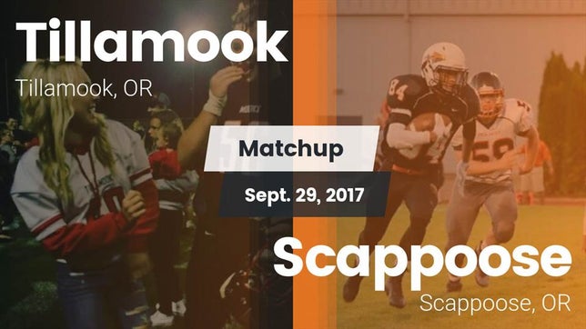 Watch this highlight video of the Tillamook (OR) football team in its game Matchup: Tillamook vs. Scappoose  2017 on Sep 29, 2017