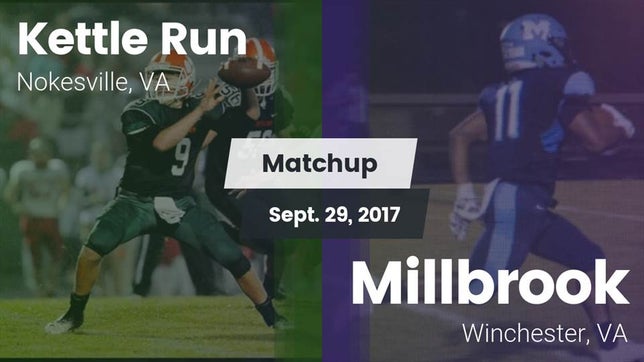 Watch this highlight video of the Kettle Run (Nokesville, VA) football team in its game Matchup: KRHS vs. Millbrook  2017 on Sep 29, 2017