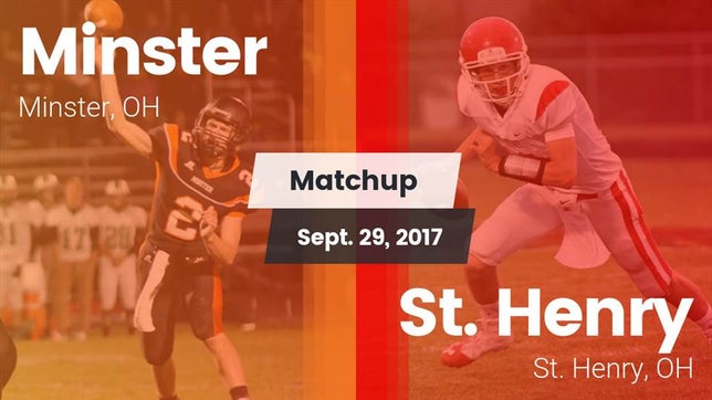 Watch this highlight video of the Minster (OH) football team in its game Matchup: Minster  vs. St. Henry  2017 on Sep 29, 2017