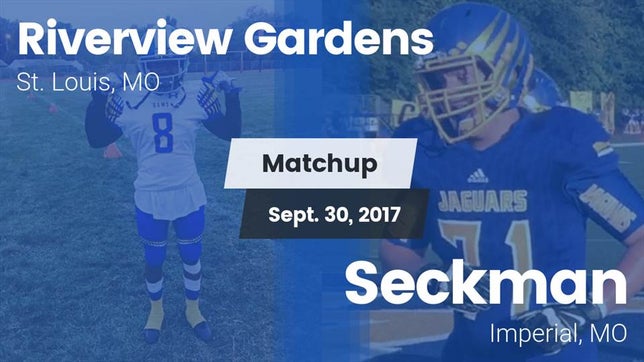 Watch this highlight video of the Riverview Gardens (St. Louis, MO) football team in its game Matchup: Riverview Gardens vs. Seckman  2017 on Sep 30, 2017