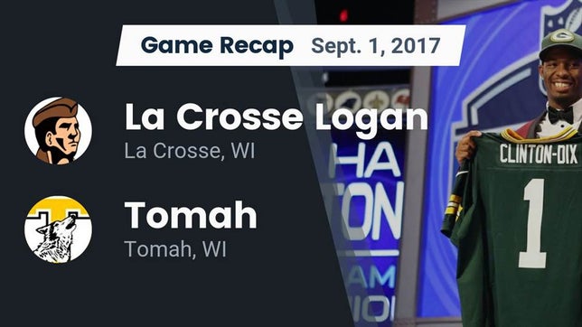 Watch this highlight video of the La Crosse Logan (La Crosse, WI) football team in its game Recap: La Crosse Logan vs. Tomah  2017 on Sep 1, 2017